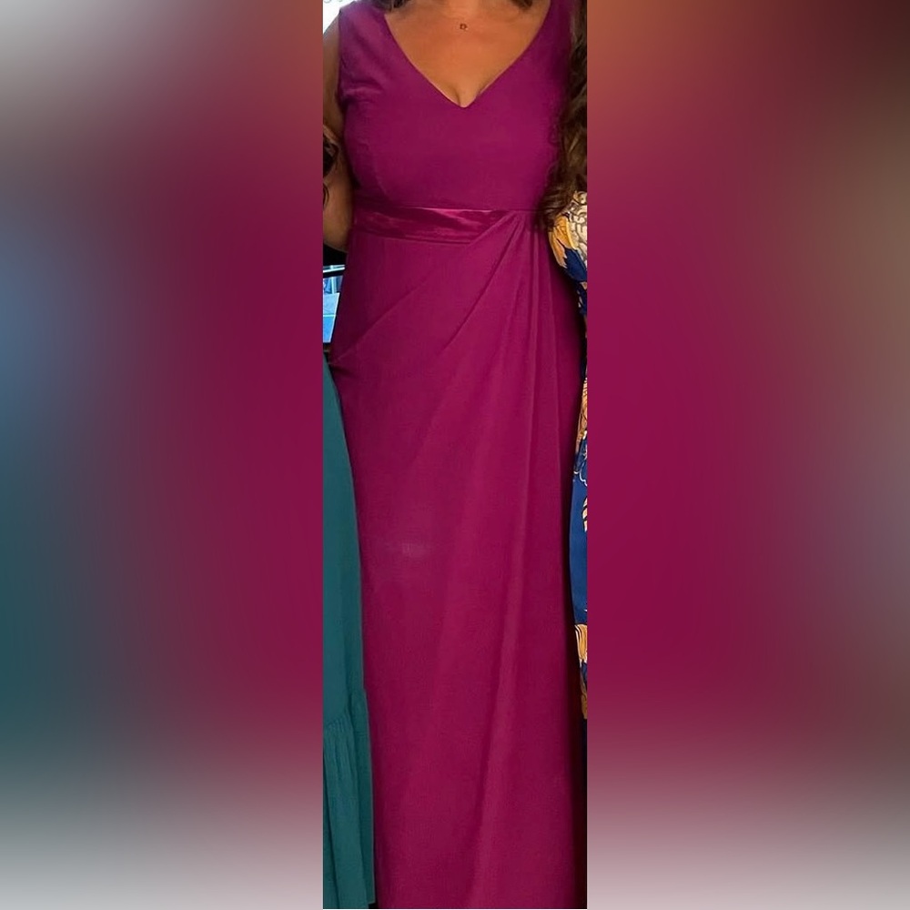 Elegant Purple Evening Gown
